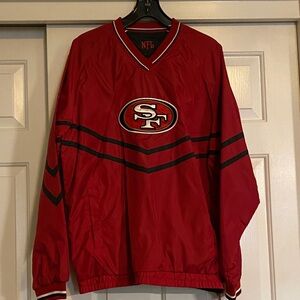 NEW Vintage 49ers Pullover Windbreaker